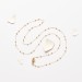 Collier sautoir pois caché dans un oeuf de poule l'Eggstra