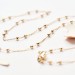 Collier sautoir pois caché dans un oeuf de poule l'Eggstra