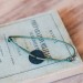 Bracelet Le Sou français charbon noir caché dans un oeuf